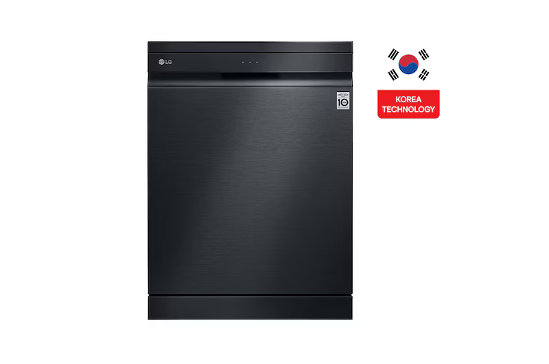 LG DFC335HM matte black dishwasher front