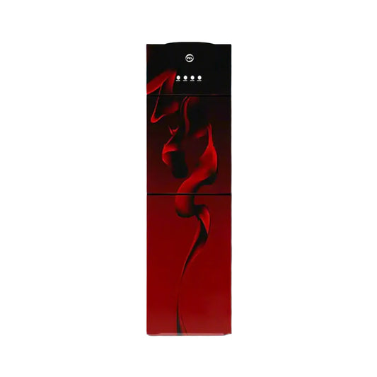 PEL 425 Flat Glass Door Water Dispenser Maroon Blaze