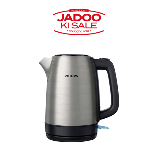 Philips Daily Collection Metal Kettle-Spring Lid, Light indicator HD9350