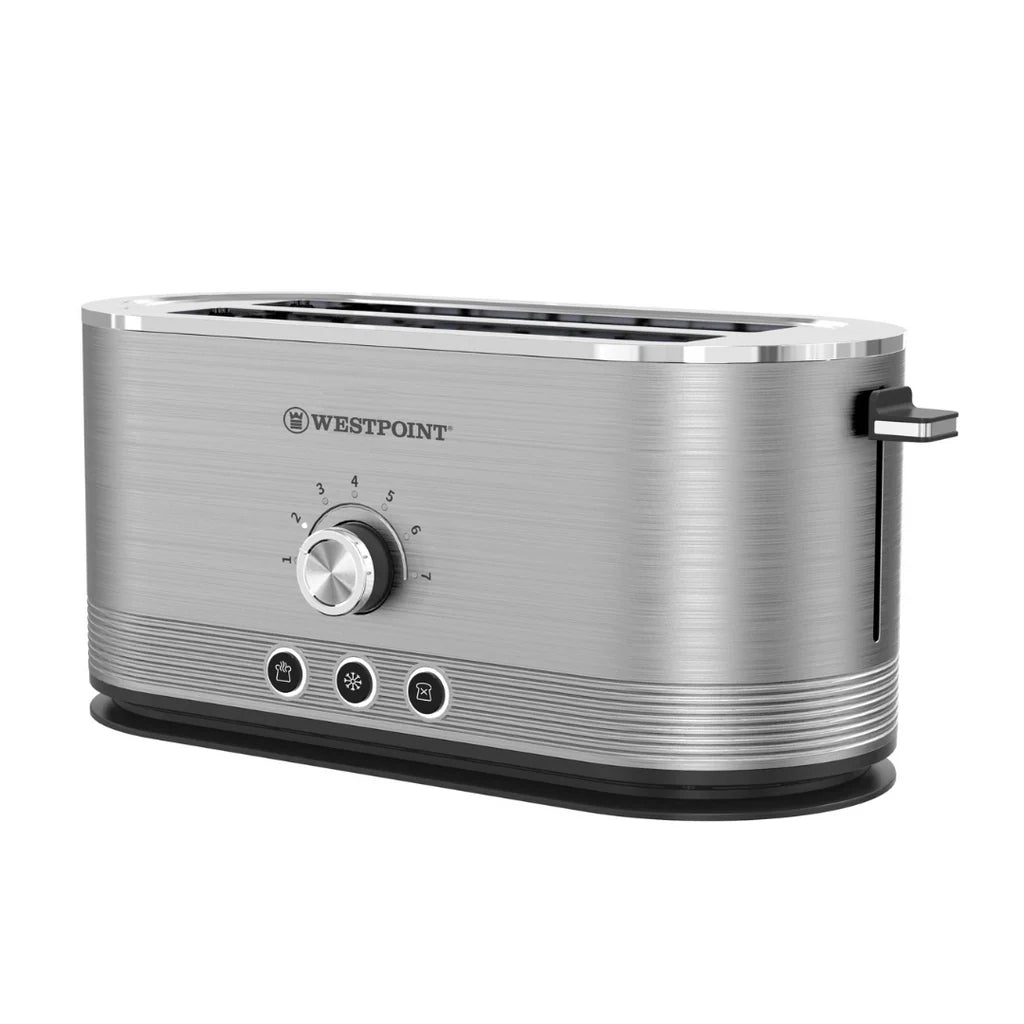 Westpoint WF-2564 professional 4-slice pop-up toaster in stainless steel