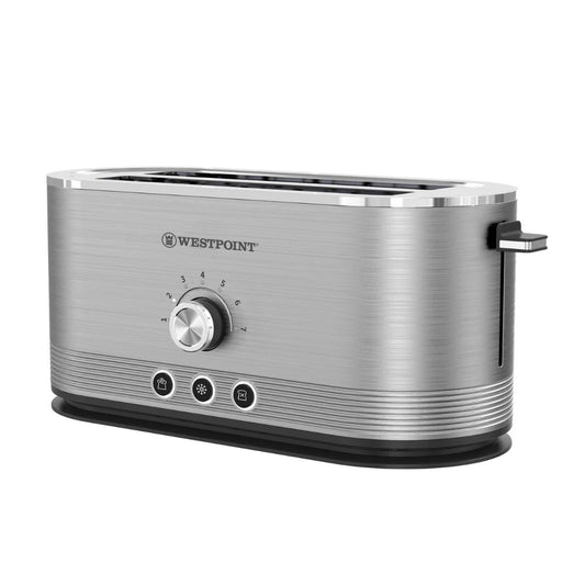 Westpoint WF-2564 professional 4-slice pop-up toaster in stainless steel