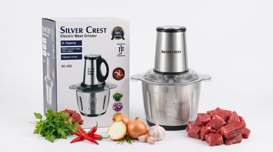 SILVER CREST ELECTRIC MEAT & VEGETABLE CHOPPER 3L (1000W)