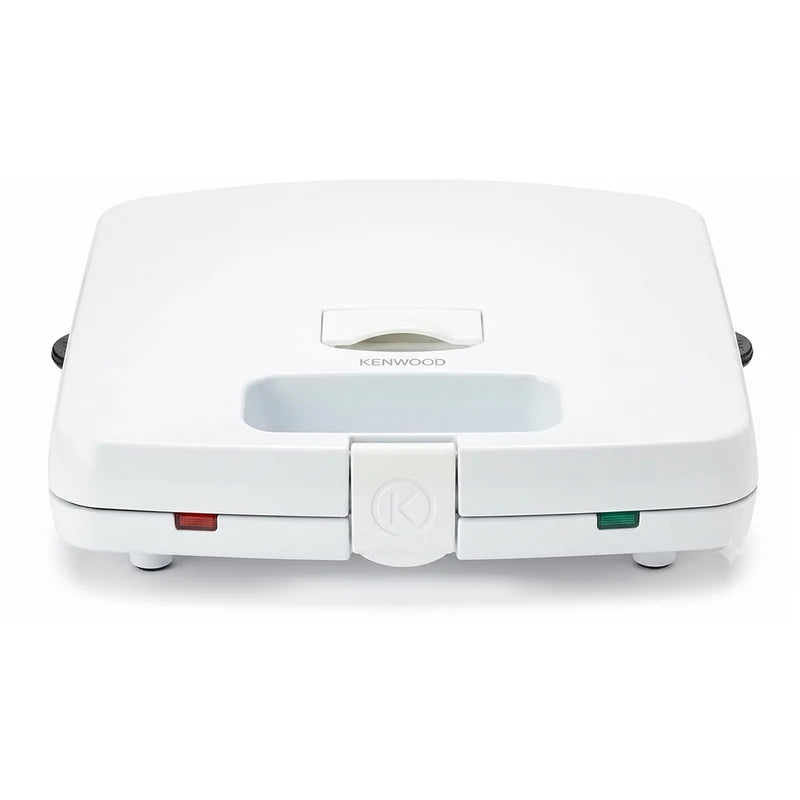 Kenwood SM740 4-slice sandwich maker closed, white