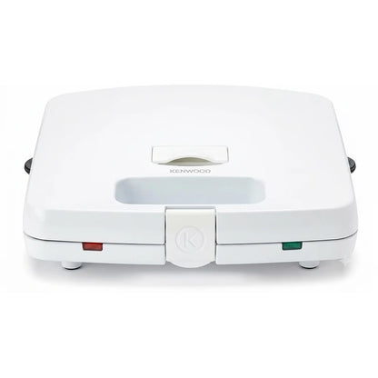 Kenwood SM740 4-slice sandwich maker closed, white