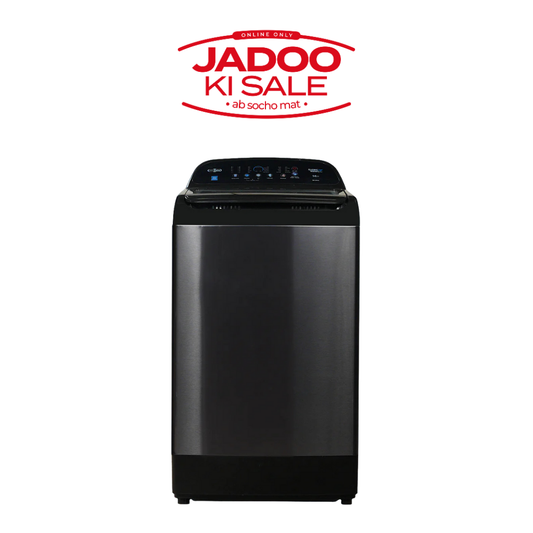 SUPER ASIA 14KG AUTO INVERTER WASHING MACHINE (BLACK) Model SA-814i