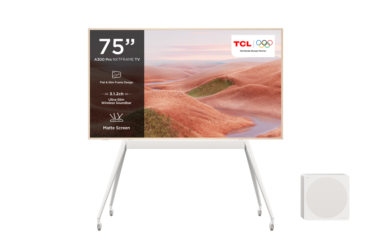 TCL 75 INCH NXTFRAME A300 PRO QLED ART TV Model 75A300PRO