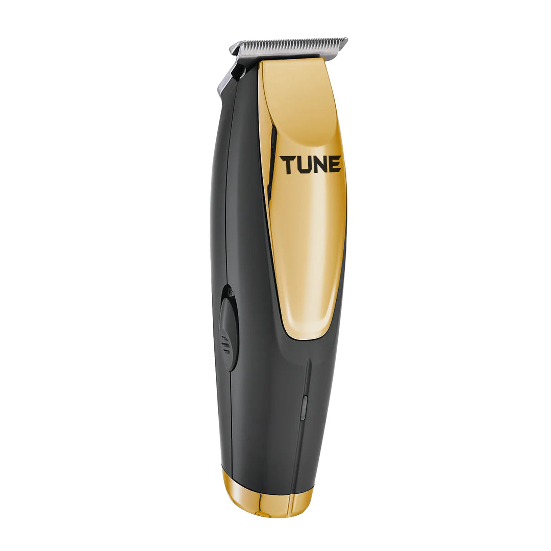 Tune Classic Sharp T-Blade Hair Trimmer TR304 in black and gold