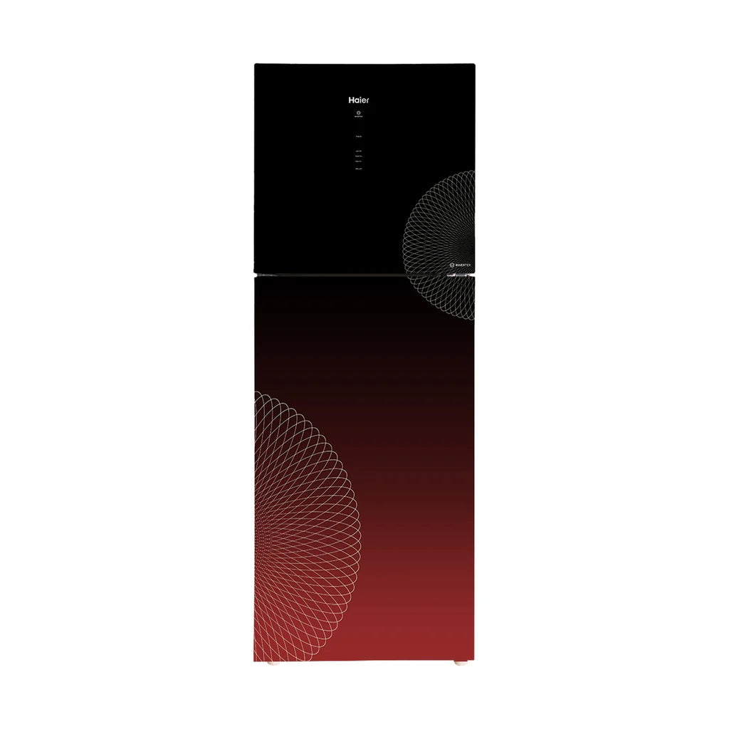 Haier 316‑L Glass‑Door Digital Inverter Refrigerator Model HRF‑316 IAPA+