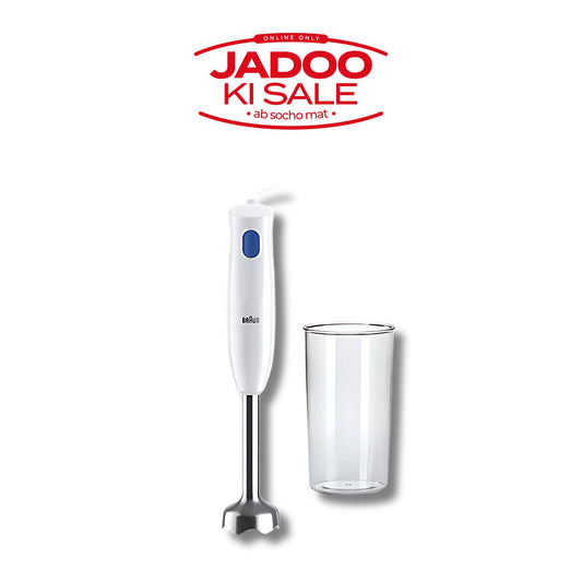 Braun Hand Blender with 600ml BPA-Free Plastic Beaker Model MQ10.001M