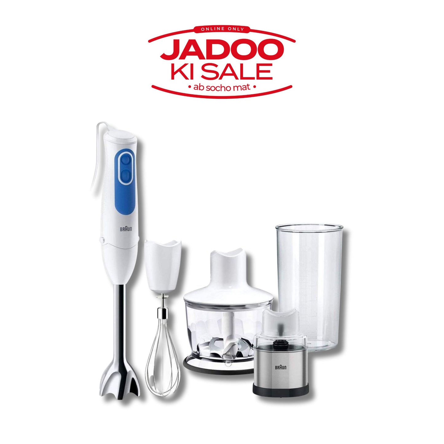 Braun MultiQuick 3 Hand Blender Set Model MQ3048