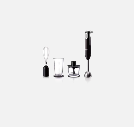 Panasonic SS1 hand blender with whisk, beaker and chopper attachments