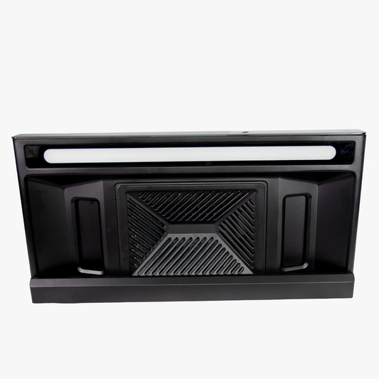 Canon A602B 90CM Black Glass Kitchen Range Hood