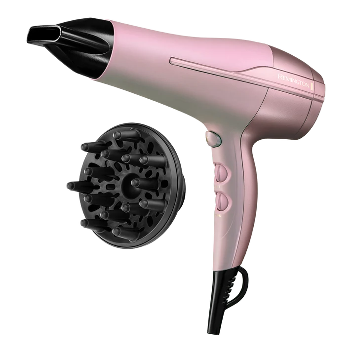 Remington D5901 Coconut Smooth hair dryer with concentrator and diffuser