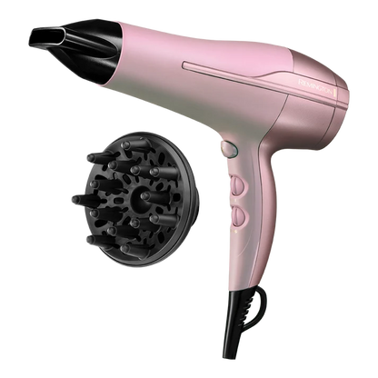 Remington D5901 Coconut Smooth hair dryer with concentrator and diffuser