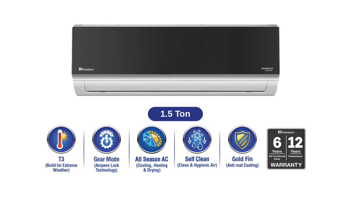 Dawlance 30X-ENERCON 1.5 Ton T3 Inverter AC