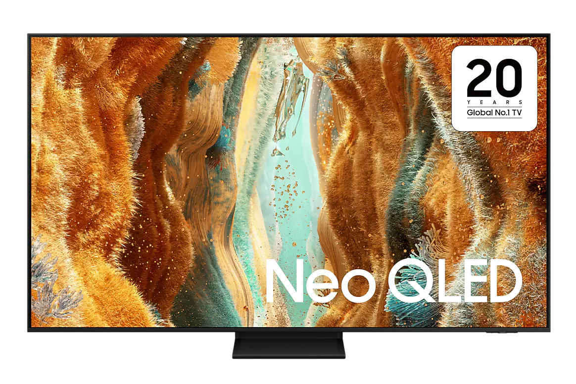 Samsung QN70F 85-inch Neo QLED television front view
