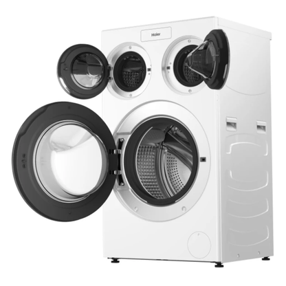 Haier Multiwash washing machine with all three drum doors open