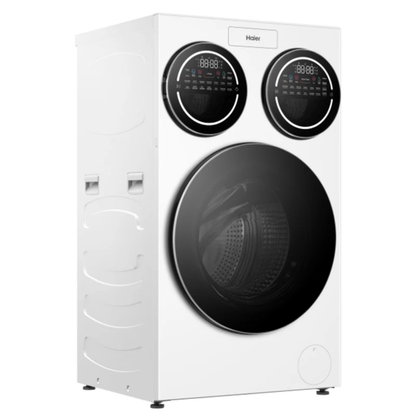 Haier three-drum washing machine angled view