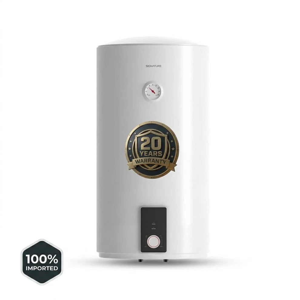 Signature WH50W white vertical water heater